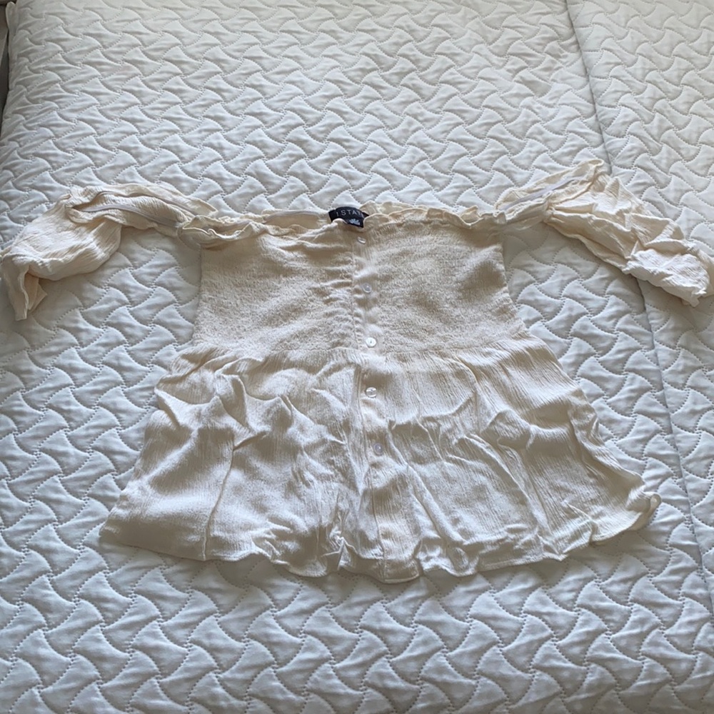 1.STATE OFF THE SHOULDER TOP